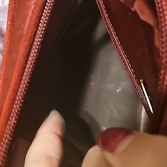 Fendi/fendi bag/Leather seude and nylon/Fendi 80s Vintage authentic Crossbag - Picture 9 of 10